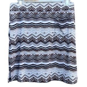 Sport Haley Golf Skort EUC Size Small Brown, Black, and White Tennis Athletic